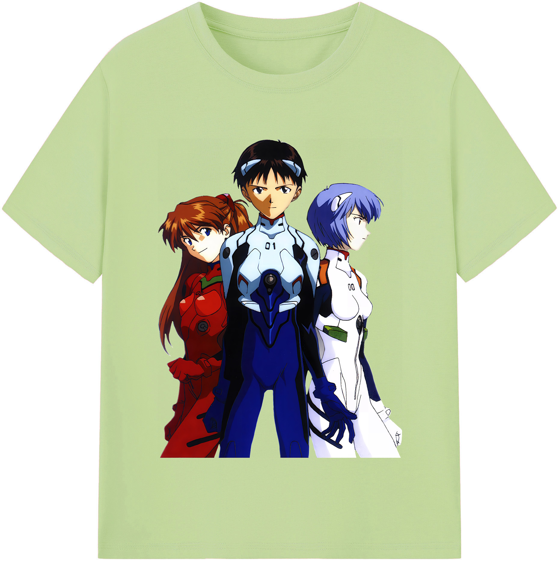 （画像用） EVA 新世紀エヴァンゲリオン 綿100％半袖Tシャツ（フロントプリント）